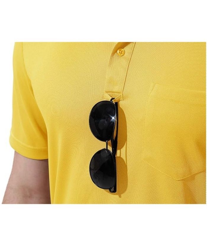 ZITY Men's Button Up Quick Dri Casual Polo Shirt-CEMPO03494