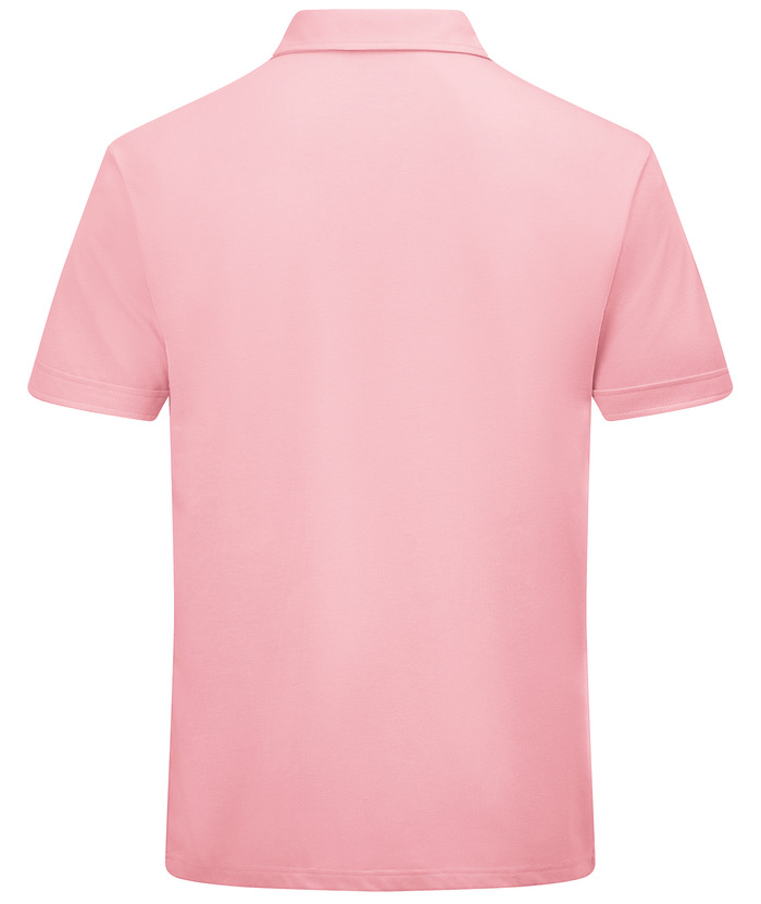 ZITY Men's Solid Color Slim Fit Pocket Polo Shirt-CUMPO01151