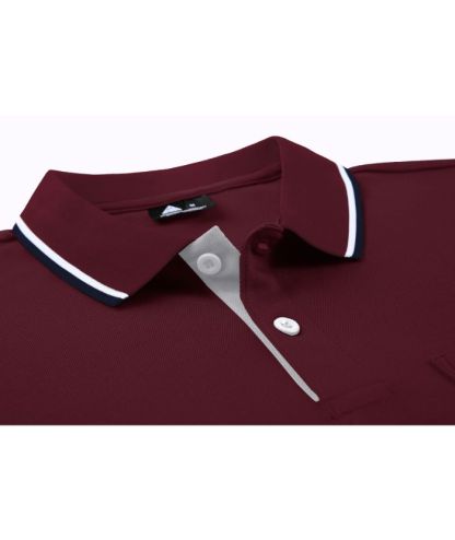ZITY Men's Dri Fit Long Sleeve Golf Polo Shirt-CEMLP06139