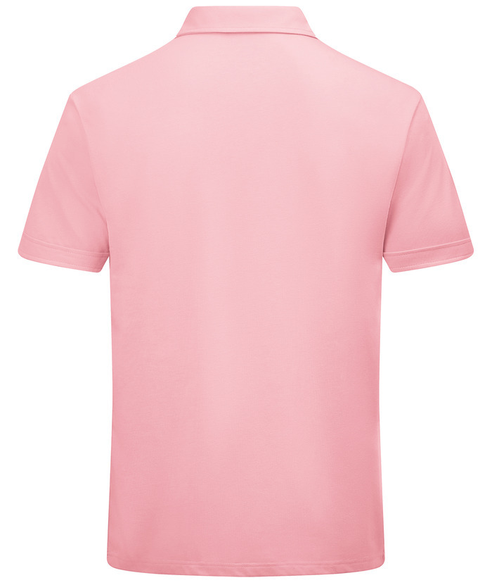 ZITY Men's Solid Color Slim Fit Pocket Polo Shirt-CUMPO01151