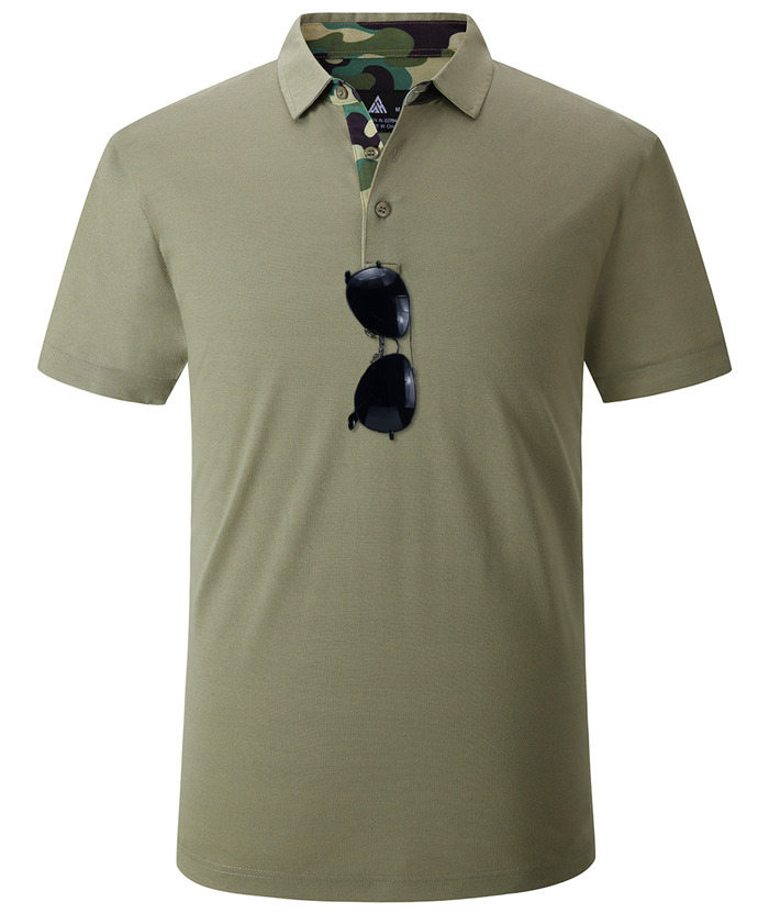 ZITY Men's Short Sleeve 3 Button Regular Fit Golf Polo Shirt-ZPK008220 | Zitysports