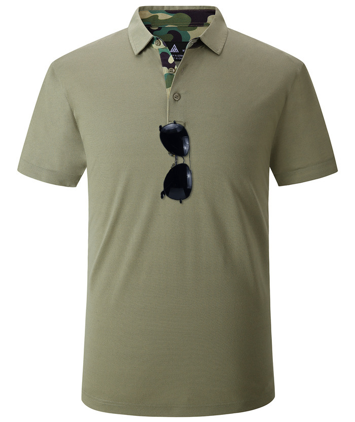 ZITY Men's Short Sleeve 3 Button Regular Fit Golf Polo Shirt-ZPK008220 | Zitysports