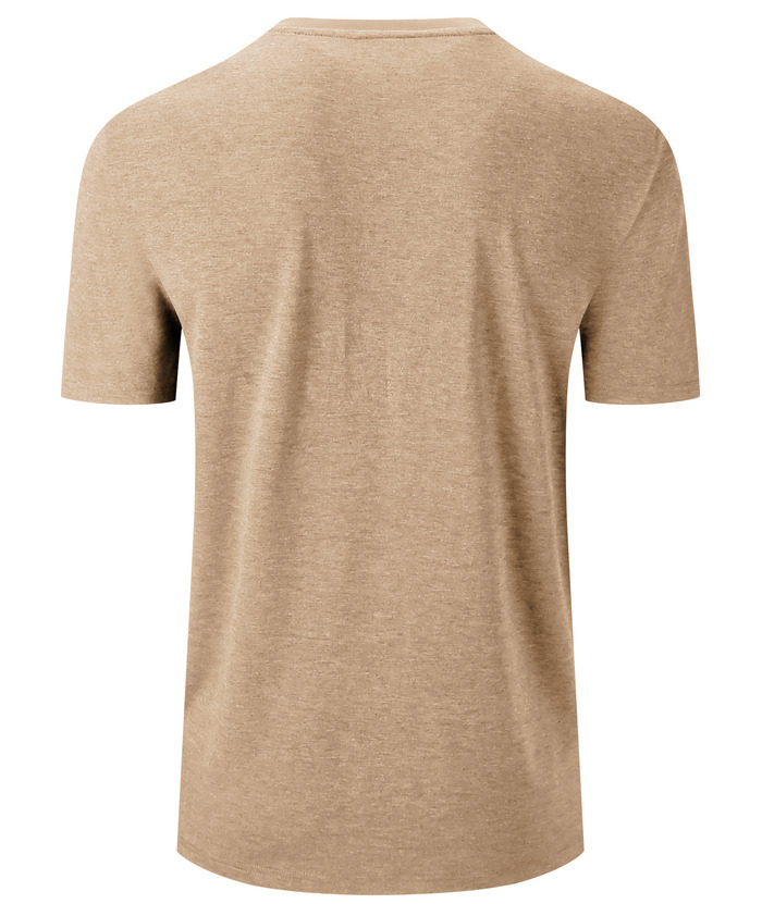 ZITY Men's Slim Fit Round Neck T-Shirt-CUMSS01290