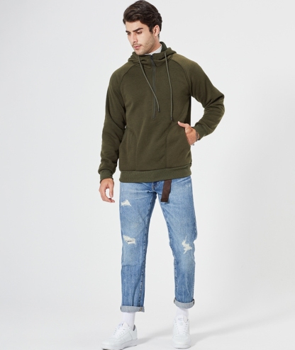 ZITY Men's Lightweight Breathable Outdoor Long Sleeve Hoodie-DUMHD04902|Zitysports