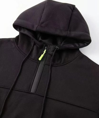 ZITY Men's Long Sleeve Breathable Casual Hoodie with Kangaroo Pocket-DUMFH04948|Zitysports