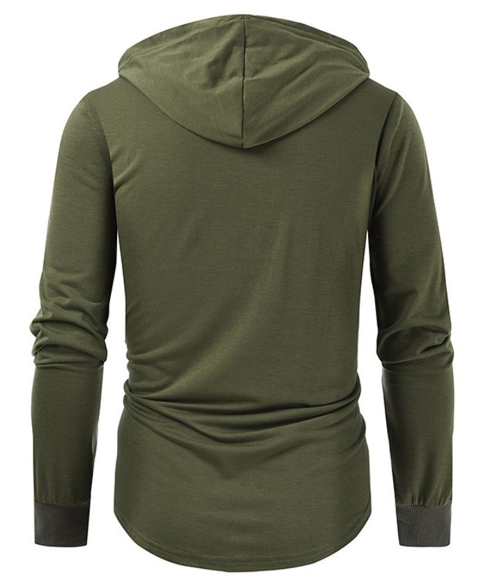 ZITY Men's Light Weight Long Sleeve Tactical Outdoor Pullover Hoodie-DUMFH05067|Zitysports