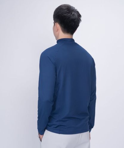 ZITY Men's Long Sleeve Pullover Polo Shirt-88168