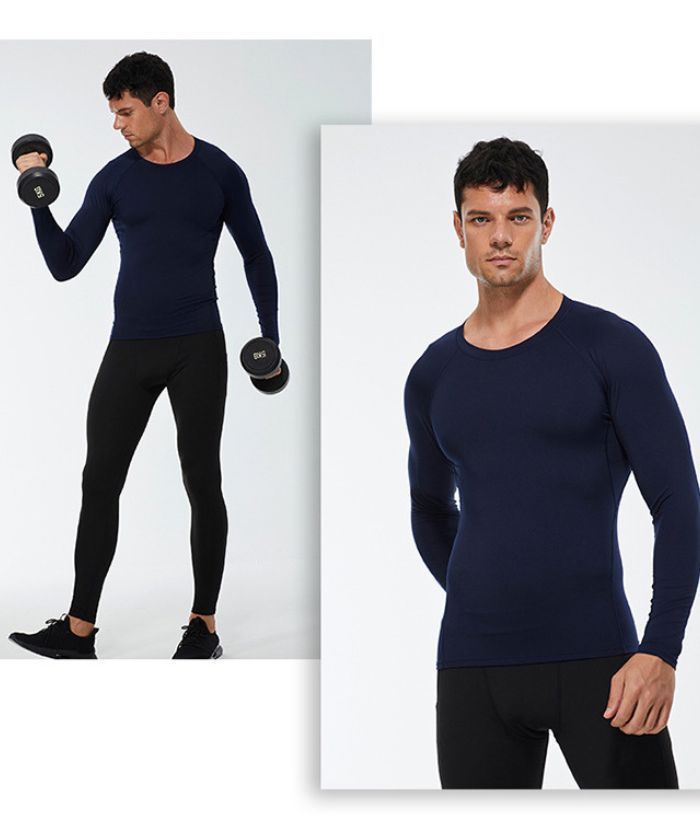 ZITY Men's Dri Fit Long Sleeve Sports T-Shirt-DUMLS05950