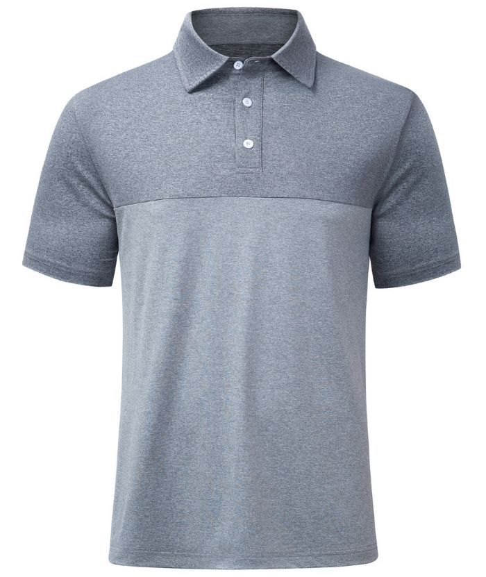 ZITY Men's Color Block Dri Fit Polo Shirt-APOH700109