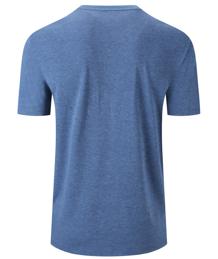 ZITY Men's Slim Fit Round Neck T-Shirt-CUMSS01290