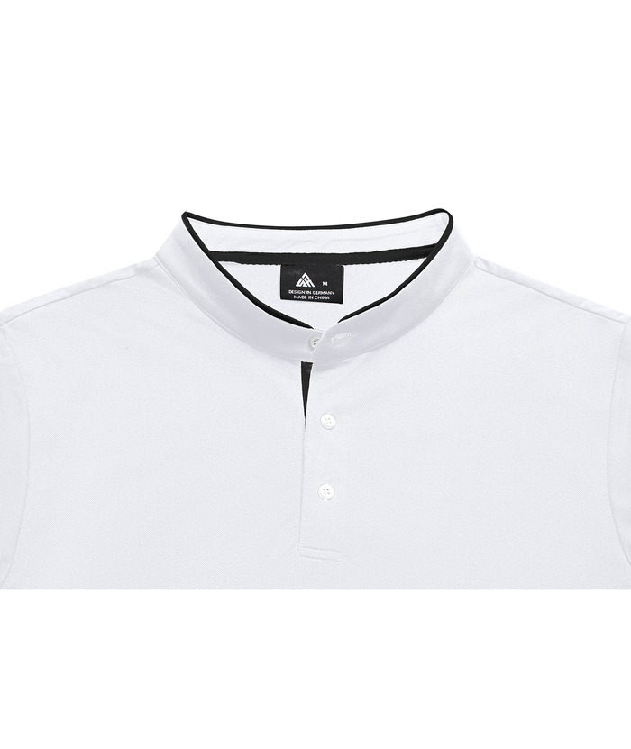 ZITY Men's Dri Fit Button Up Summer T-Shirt-CUMSS01094