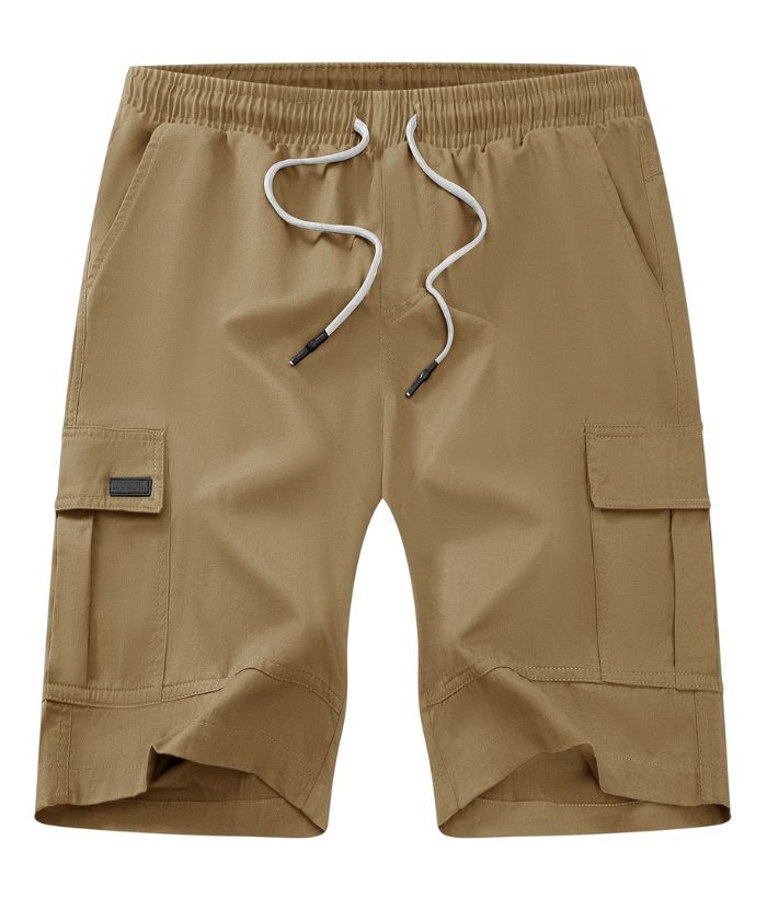 ZITY Men's Loose Fit Men's Drawstring Cargo Shorts-CEMGS05458