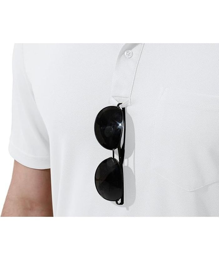 ZITY Men's Button Up Quick Dri Casual Polo Shirt-CEMPO03494