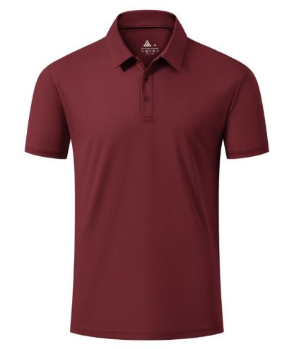 ZITY Men's Button Up Slim Fit Polo Shirt-CUMPO05766