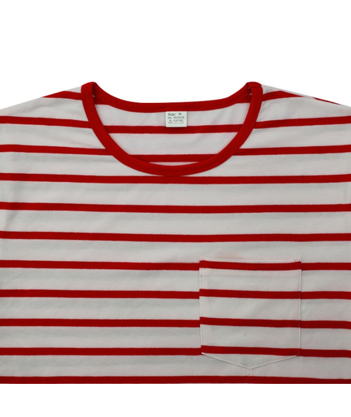 ZITY Men's Striped Summer Round Neck Short Sleeve Regular Fit T-Shirt-ZPK010595|Zitysports