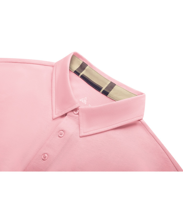 ZITY Men's Solid Color Slim Fit Pocket Polo Shirt-CUMPO01151