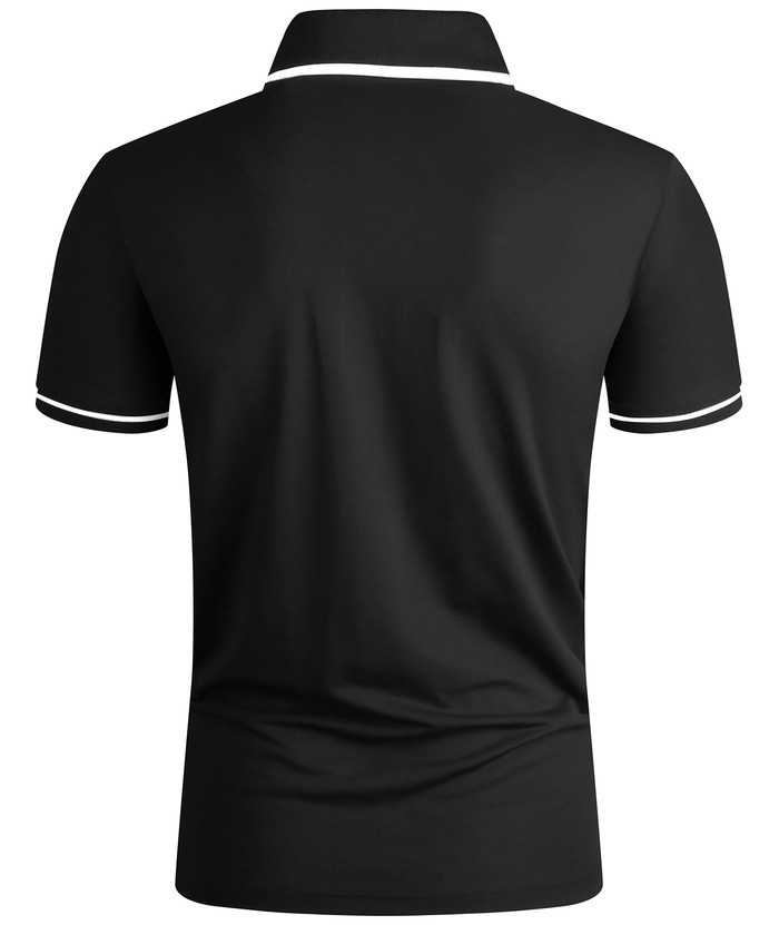 ZITY Men's Casual Slim Fit Performance Polo Shirt-CUMPO01729