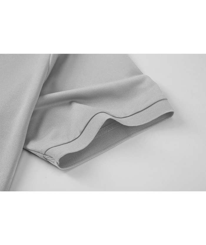 Men's Solid Color Slim Fit Performance Polo Shirt-ZPK007837