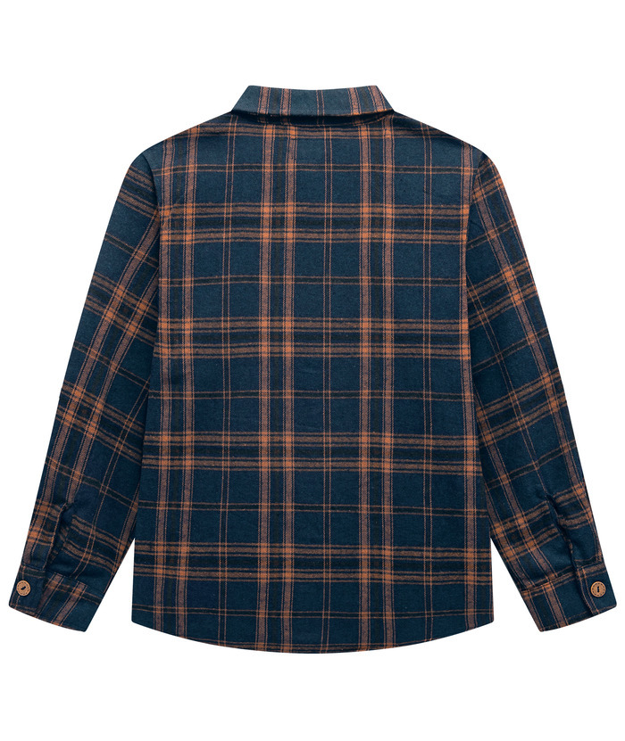 ZITY Men's Long Sleeve Casual Button Down Plaid Flannel Shirt-ZPK005339 | Zitysports