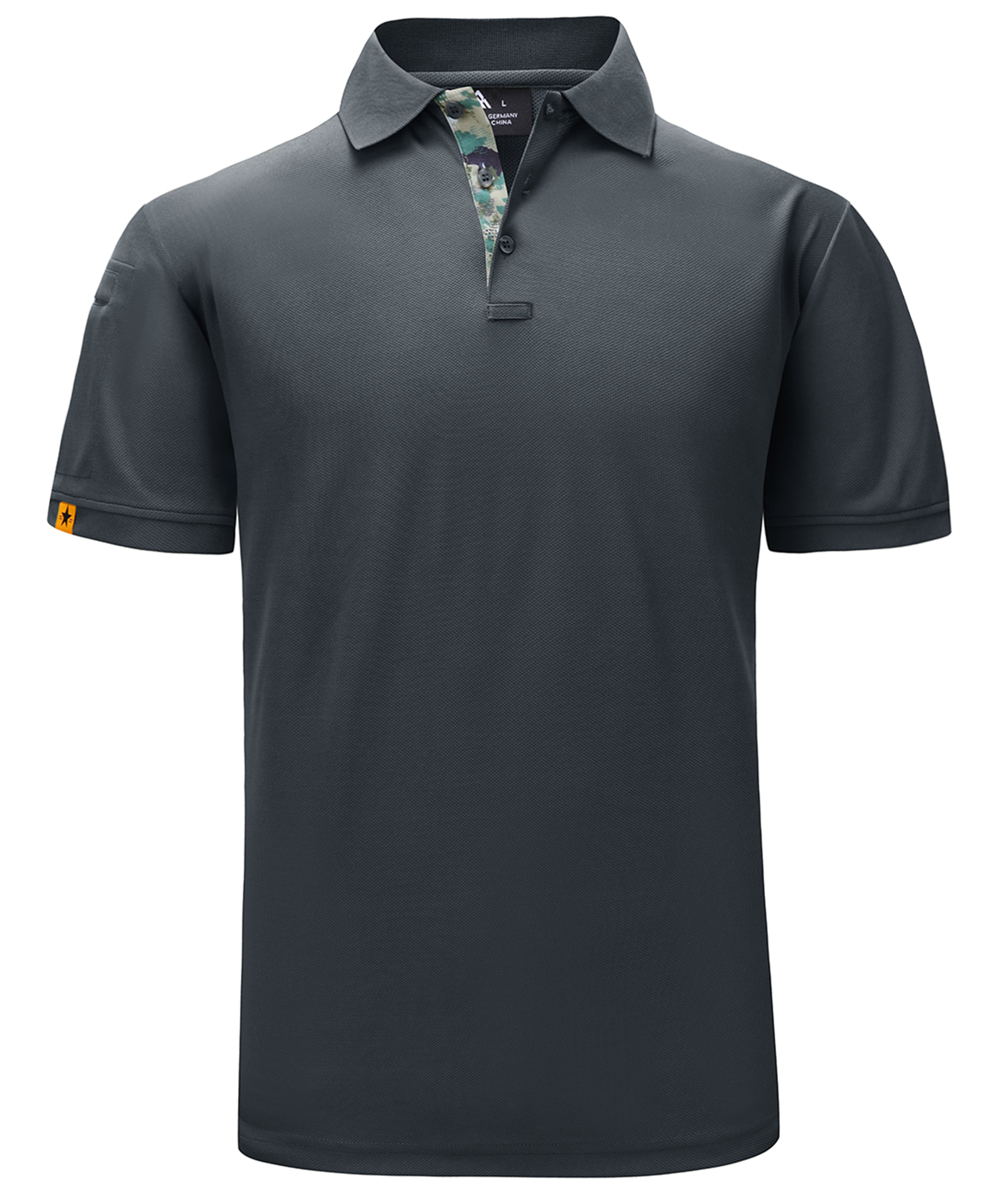 ZITY Men's Dri Fit Button Up Sports Polo Shirt-CFMPO00026