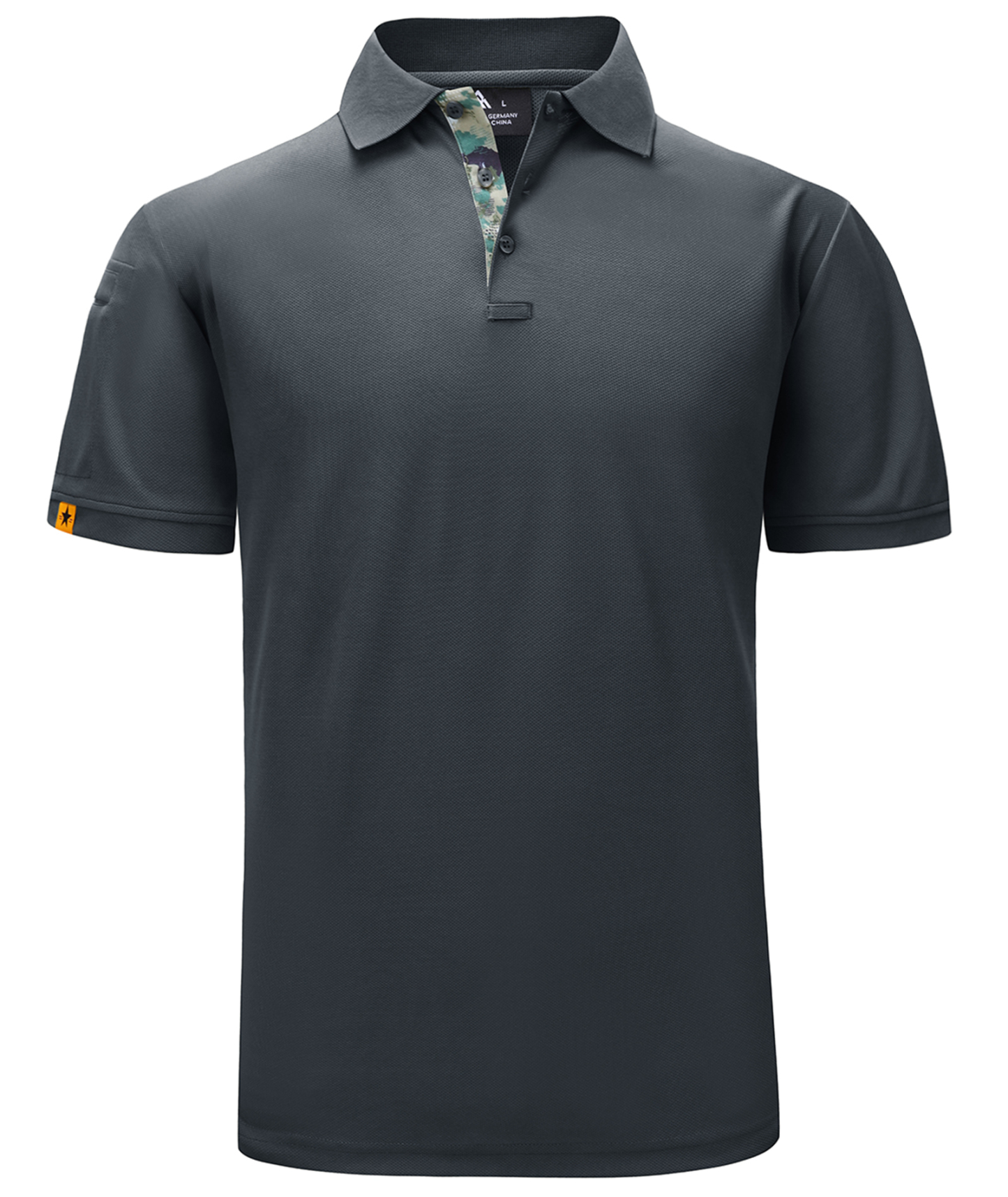 ZITY Men's Dri Fit Button Up Sports Polo Shirt-CFMPO00026