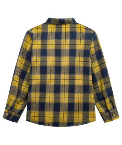 ZITY Men's Long Sleeve Casual Button Down Plaid Flannel Shirt-ZPK005339 | Zitysports