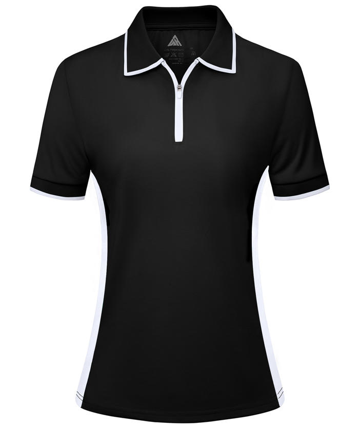 ZITY Women's Dri Fit Quarter Zip Golf Polo ShirtCUWPO01444