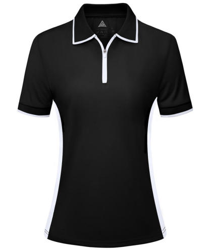 ZITY Women's Dri Fit Quarter Zip Golf Polo ShirtCUWPO01444