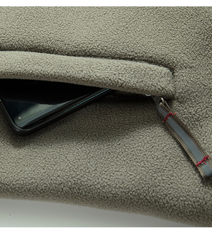 ZITY Men's Full Zipper Fleece Jacket-DUMCO05447