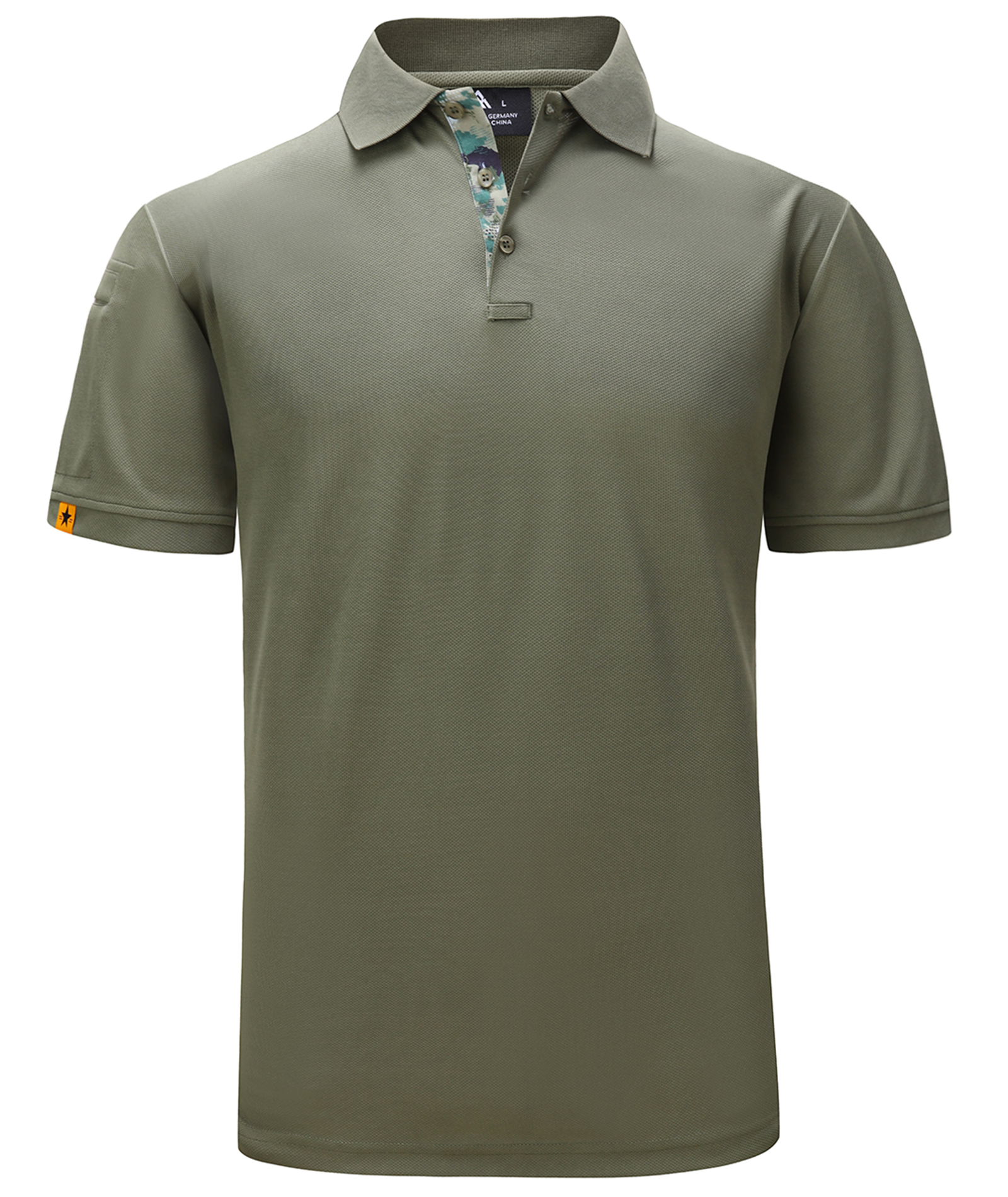 ZITY Men's Dri Fit Button Up Sports Polo Shirt-CFMPO00026