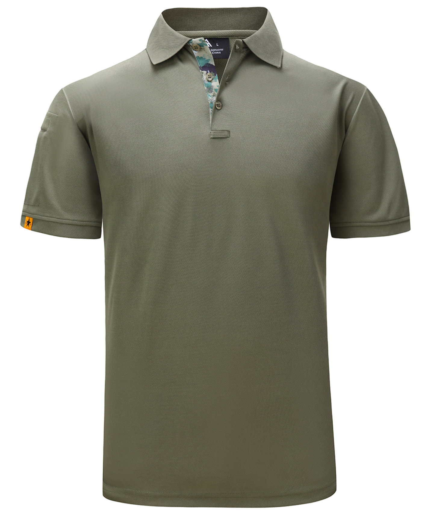 ZITY Men's Dri Fit Button Up Sports Polo Shirt-CFMPO00026