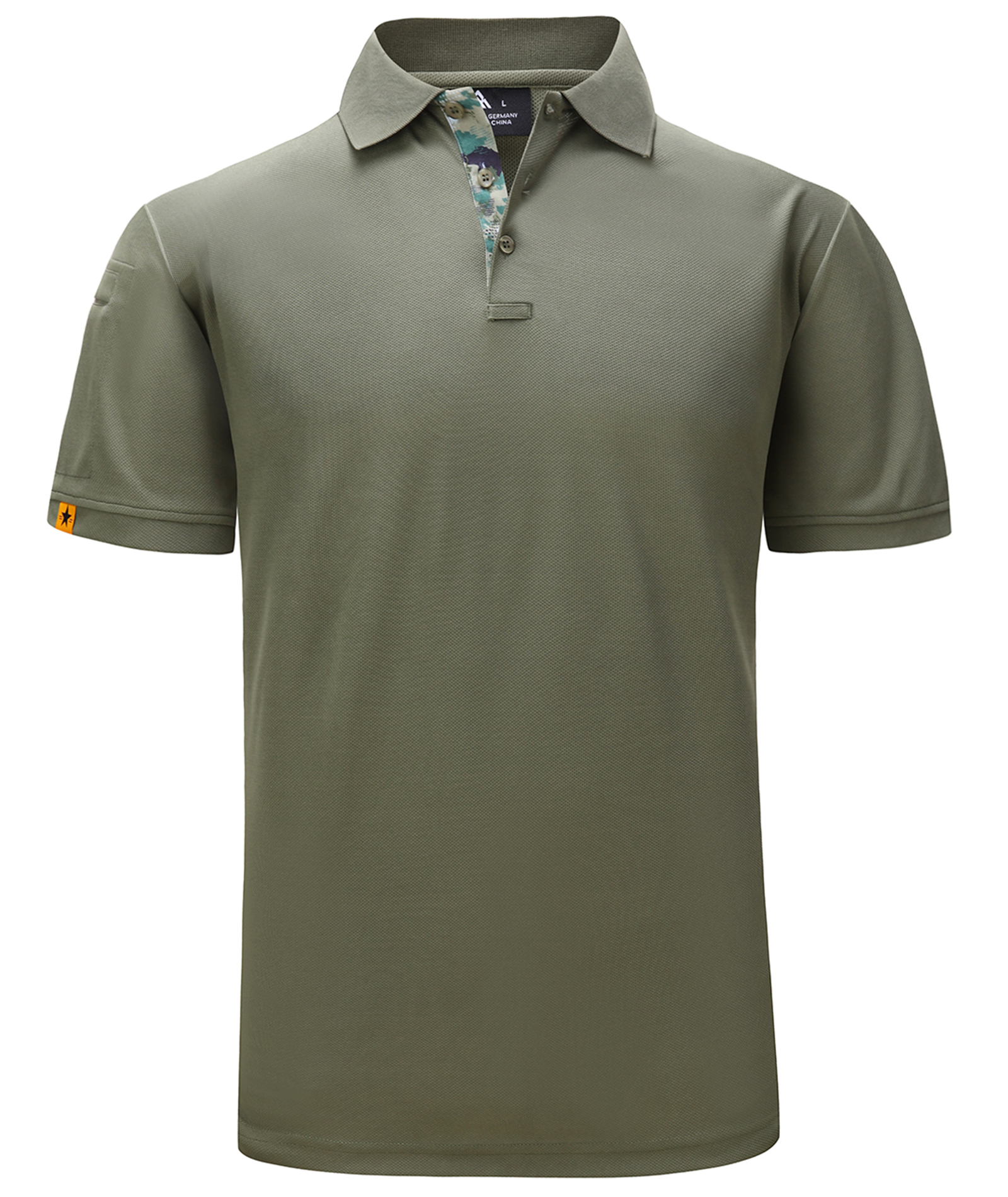 ZITY Men's Dri Fit Button Up Sports Polo Shirt-CFMPO00026