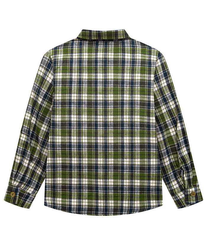 ZITY Men's Long Sleeve Casual Button Down Plaid Flannel Shirt-ZPK005339 | Zitysports