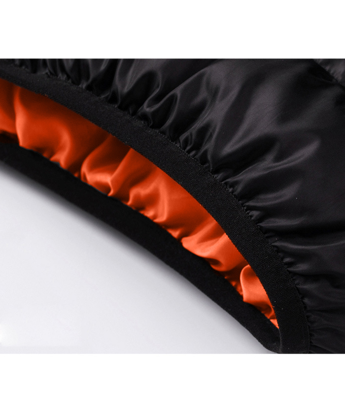 ZITY Men's Full Zipper Stand Collar Puffer Jacket- DUMFC05559