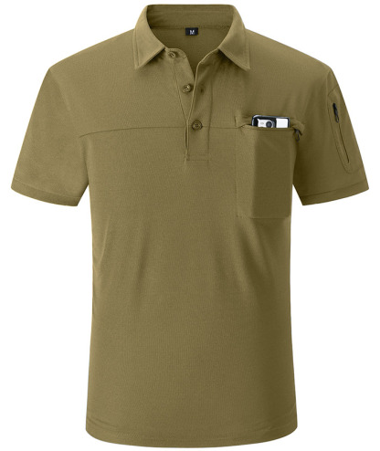 ZITY Men's Slim Fit Side Pocket Polo Shirt-APOH700020