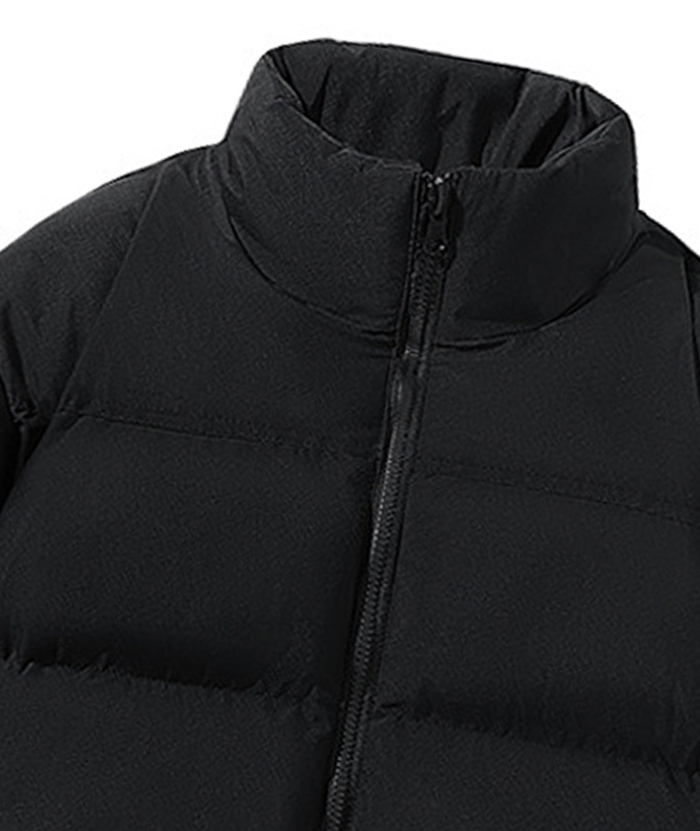 ZITY Men's Casual Full Zip Up Stand Collar Puffer Jacket- DUMFC05561