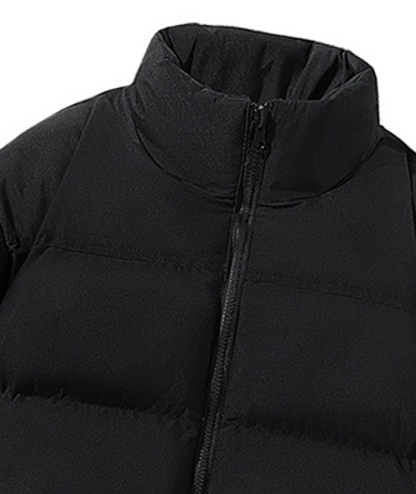 ZITY Men's Casual Full Zip Up Stand Collar Puffer Jacket- DUMFC05561