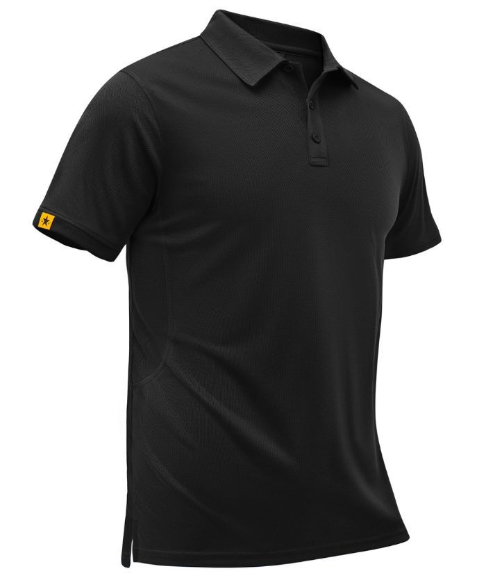 ZITY Men's Button Up Slim Fit Polo Shirt-CUMPO05192