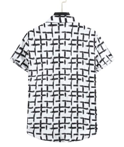 ZITY Men's Spring and Summer Printed Shirt