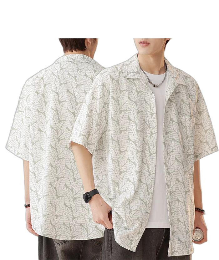 ZITY Men's Button Up Summer Casual Trendy Shirt