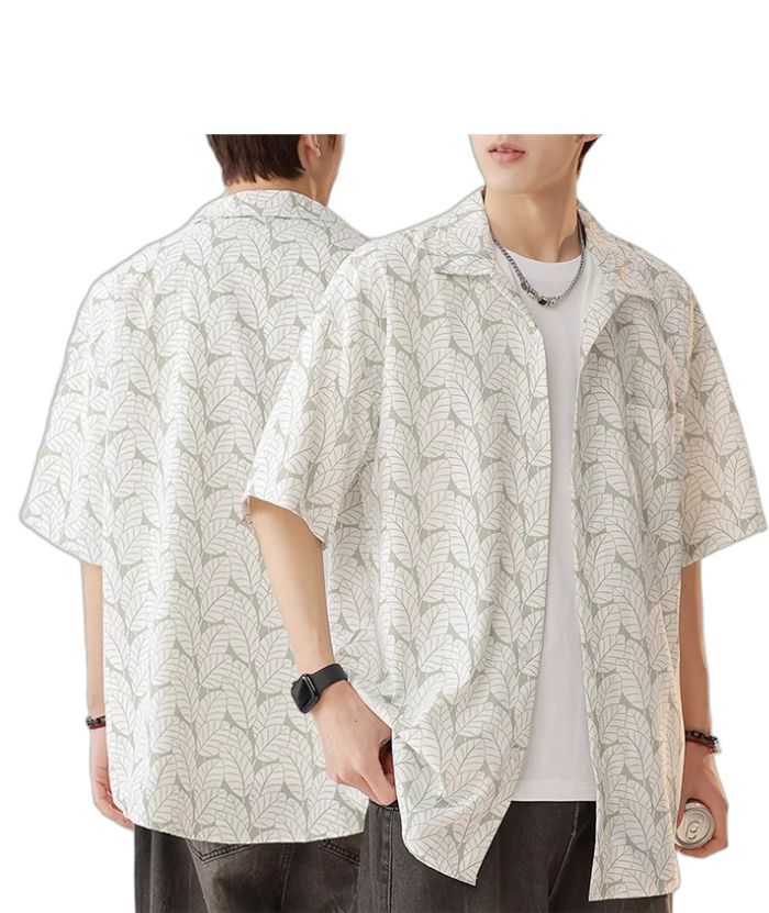 ZITY Men's Button Up Summer Casual Trendy Shirt