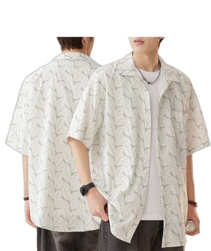 ZITY Men's Button Up Summer Casual Trendy Shirt