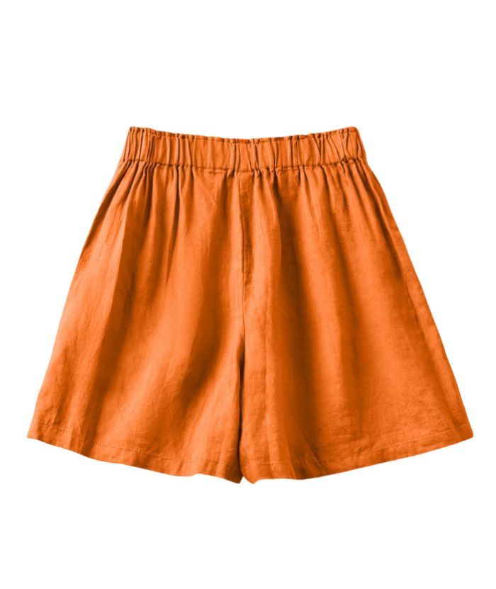 ZITY Women's Retro Casual Linen-Blend Wide Leg Summer Shorts
