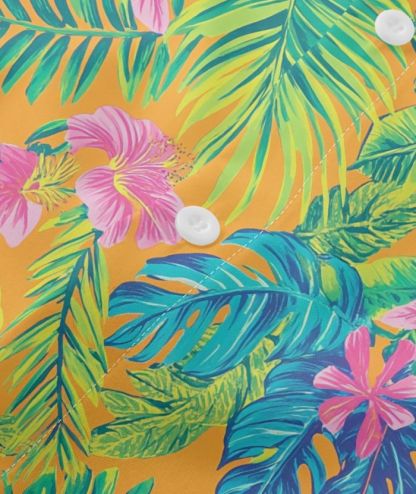 ZITY Men's Tropical Floral Print Hawaiian Shirt-DUMST06215