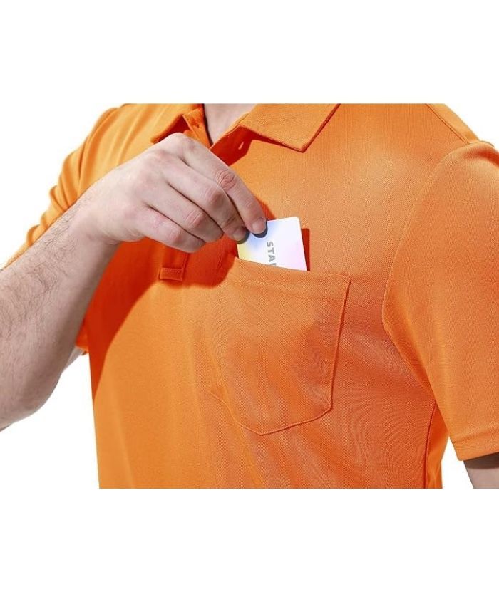 ZITY Men's Button Up Quick Dri Casual Polo Shirt-CEMPO03494