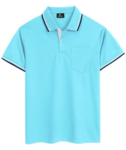 ZITY Men's Button Up Dri Fit Golf Polo Shirt-CFMPO00134