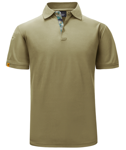 ZITY Men's Dri Fit Button Up Sports Polo Shirt-CFMPO00026