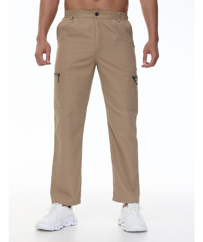 ZITY Men's Multiple Pocket Straight Fit Casual Cargo Pant-TUMCP04359