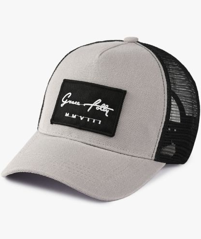 ZITY Men’s Adjustable Mesh Trucker Hat Embroidered Patch Casual Outdoor Cap