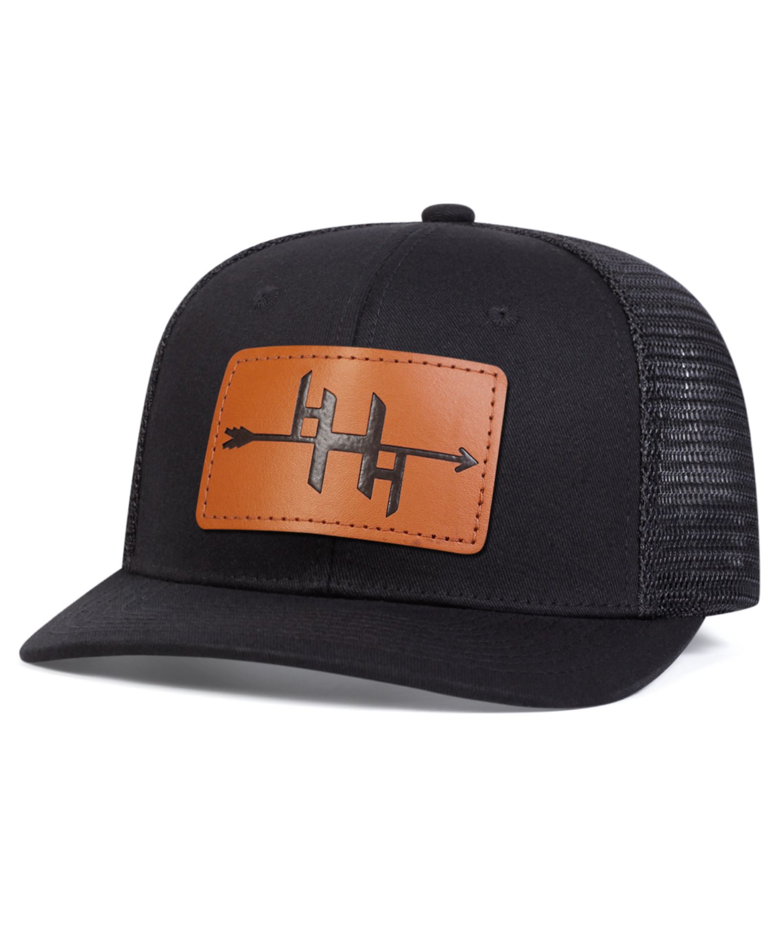 ZITY Mens Arrow Patch Adjustable Mesh Trucker Hat Casual Outdoor Streetwear Cap